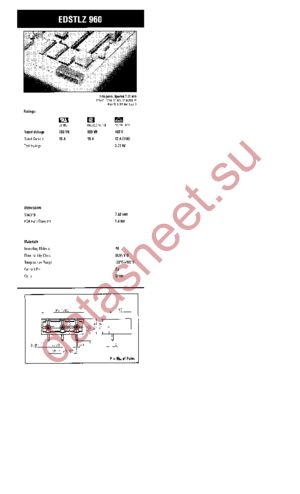 EDSTLZ960/10 datasheet  